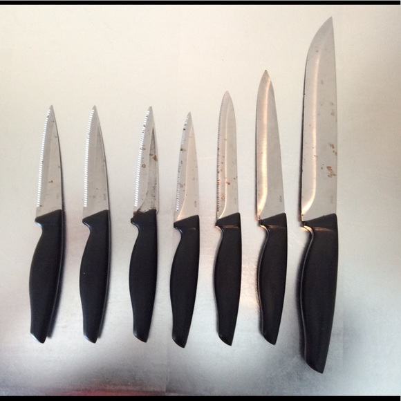 MSE 7 Piece Knife Set with Wooden Block (14 Slot) - Picture 3 of 8